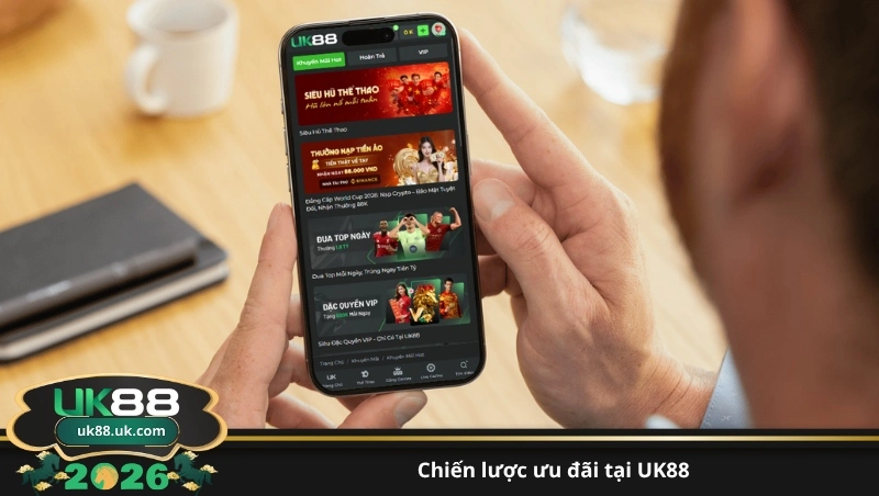 chiến lược ưu đãi tại UK88