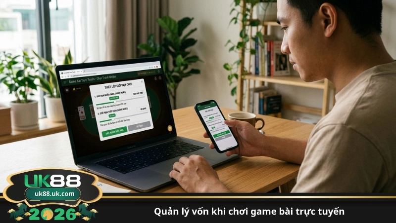 quản lý vốn khi chơi game bài trực tuyến